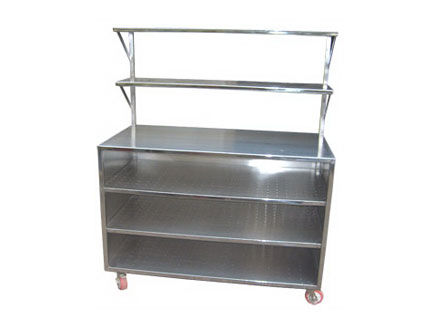 Pick Up Counter With Over Head Shelf